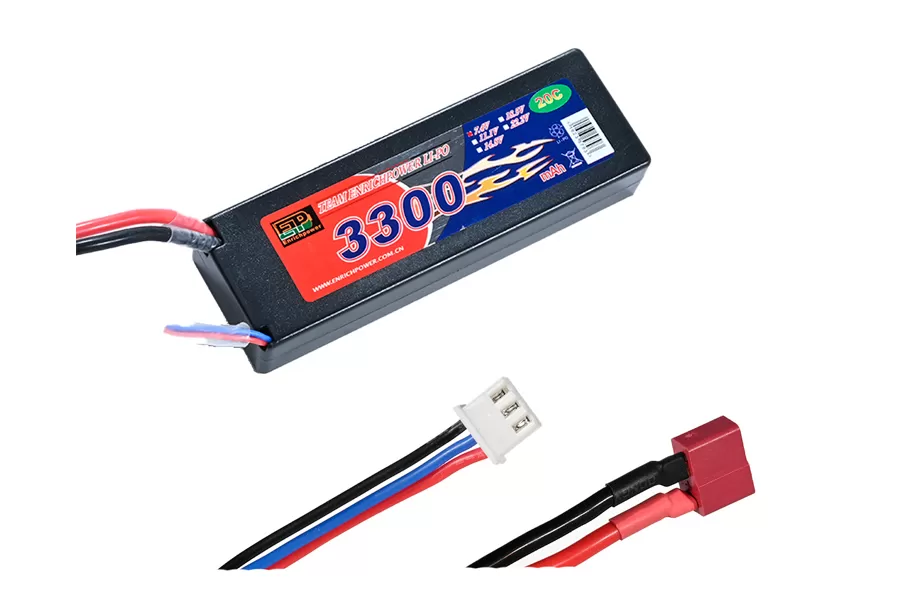 Batería Lipo 7,4 V 3300mAh 2S para VRX 1/10 escala sin escobillas modelo RC coche VRX #85274