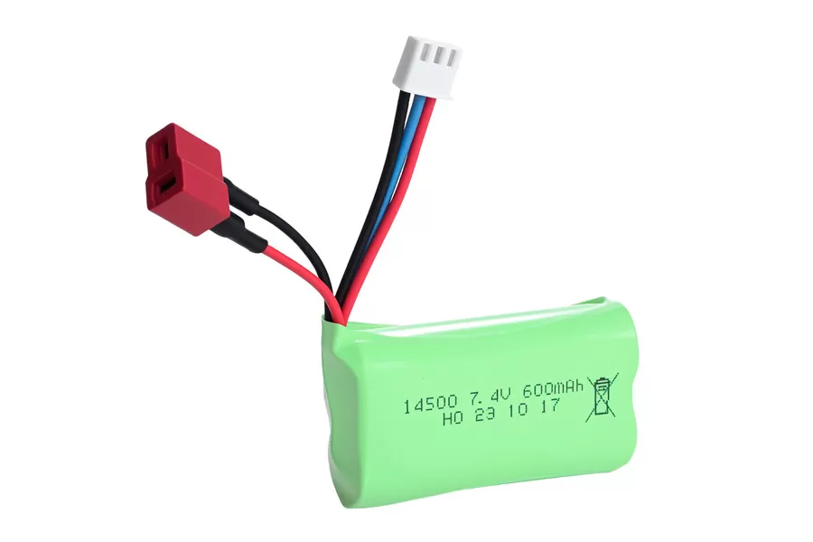 Batería de iones de litio de 7,4 V 600mAH para VRX 1/18 1/16 modelo de coche RC cepillado VRX # H0061