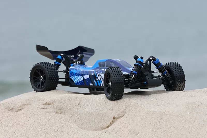 Buggy RC eléctrico todoterreno 4WD a escala 10 2,4G sin escobillas de alta velocidad RTR # RH1068