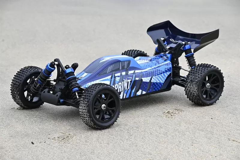 10 Escala 4WD Off-Road eléctrico RC Buggy 2,4G cepillado de alta velocidad RTR # RH1067