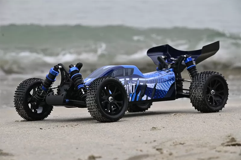 10 Escala 4WD Off-Road eléctrico RC Buggy 2,4G cepillado de alta velocidad RTR # RH1067
