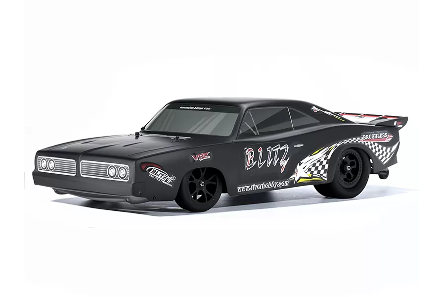 BLITZ 1/10 Escala 2WD en carretera RC Drag Coche 2,4G cepillado de alta velocidad RTR # RH2015
