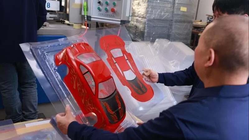 Coche Shell equipo de producción