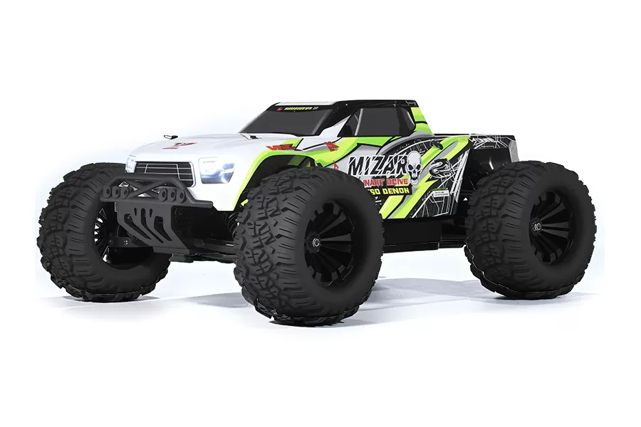 Camión RC eléctrico todoterreno 4WD de 1/10 escala MIZAR 2,4G cepillado de alta velocidad RTR # RH1071
