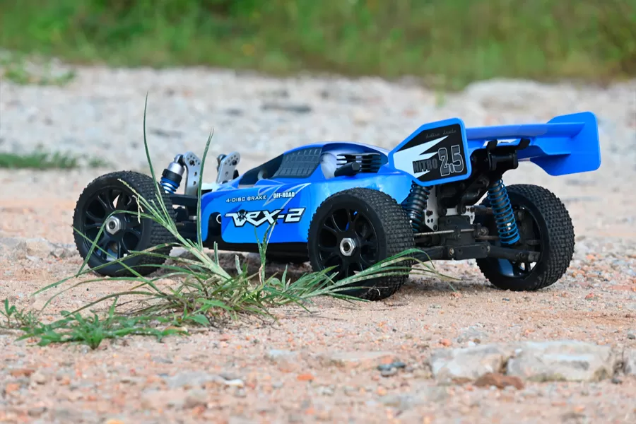 8 Escala 4WD Off-Road Nitro RC Buggy 2,4G Motor de Alta Velocidad Coche # RH802