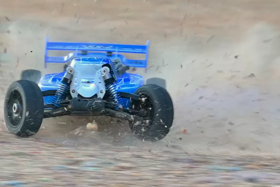 8 Escala 4WD Off-Road Nitro RC Buggy 2,4G Motor de Alta Velocidad Coche # RH802