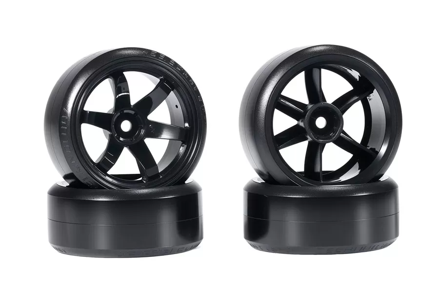 Rc neumático 12mm cubo hexagonal de goma para 1/10 escala RC coche a la deriva en carretera #10489