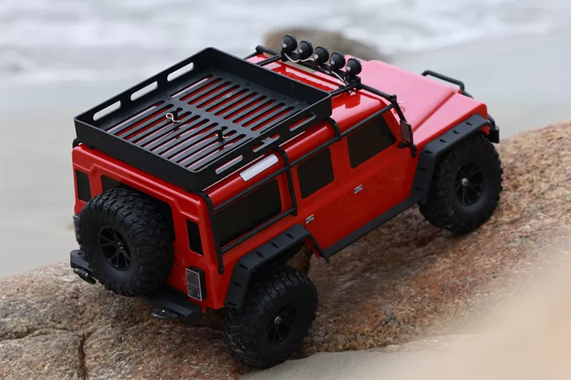Rcrawler RC eléctrico todoterreno 4WD escala 10 2,4G 5CH 3-en-1 Trail RC RTR # RH1055