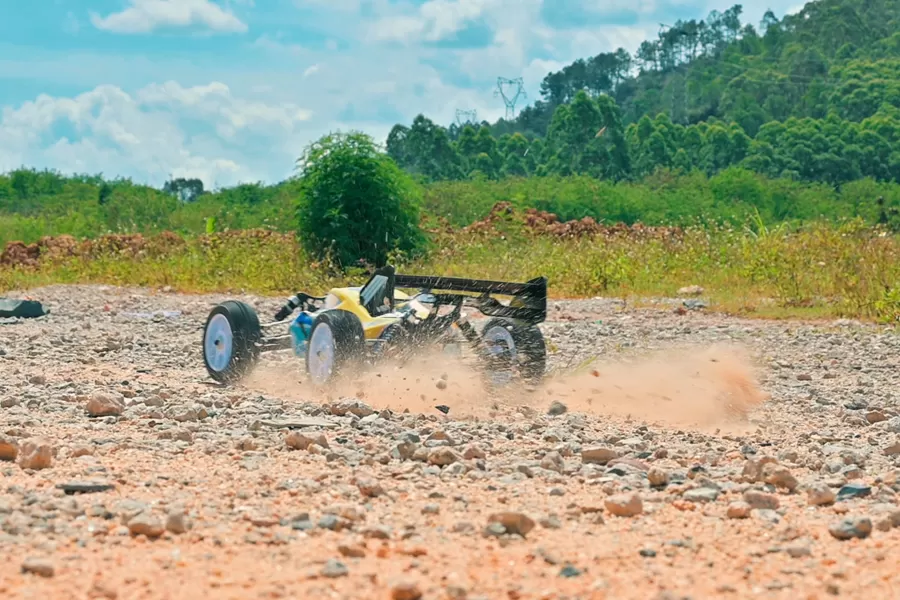 8 Escala 4WD Off-Road eléctrico RC Buggy 2,4G cepillado de alta velocidad RTR # RH815