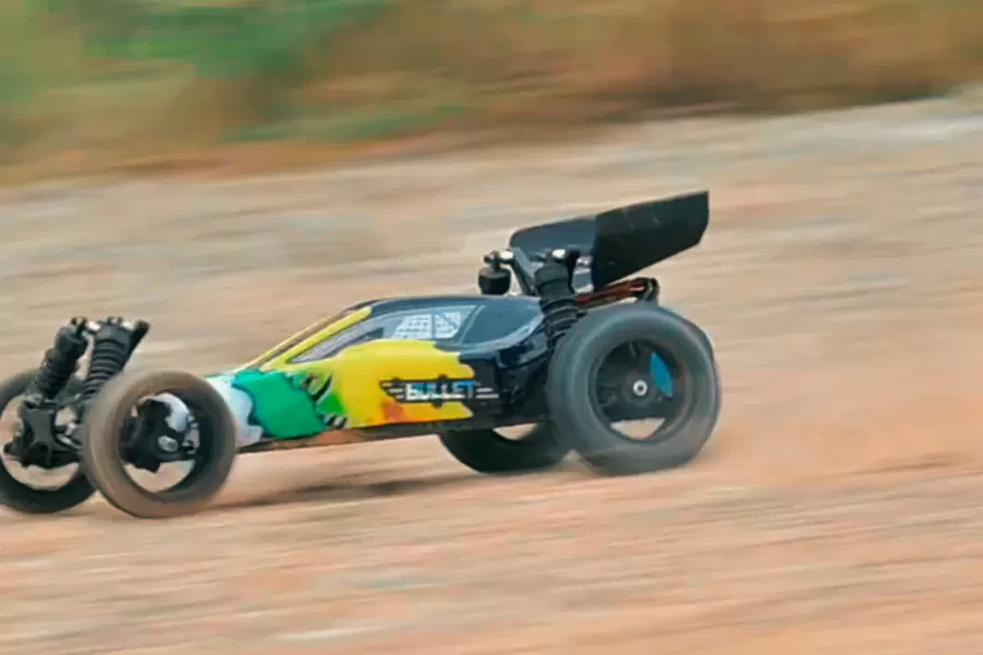 Buggy RC eléctrico todoterreno 2WD a escala 10 2,4G sin escobillas de alta velocidad RTR # RH2012