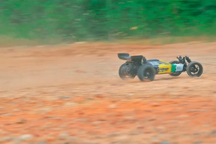 10 Escala 2WD en carretera eléctrico cepillado RC Buggy RTR 2,4G # RH2011