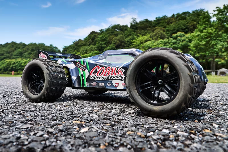 8 Escala 4WD todoterreno eléctrico RC Truggy 2,4G cepillado de alta velocidad RTR # RH817