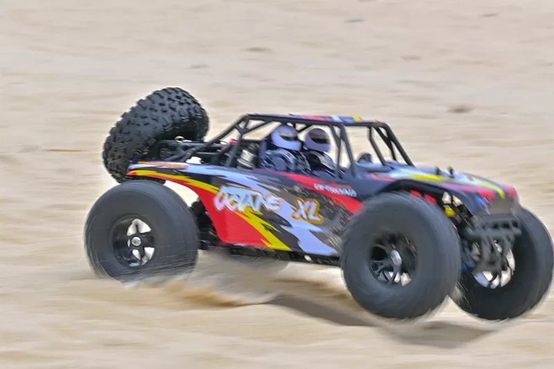 Buggy de arena eléctrico todoterreno 4WD a escala 10 2,4G, coche de alta velocidad cepillado RTR # RH1043