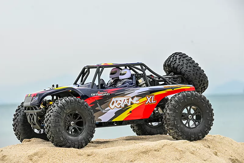 Buggy de arena eléctrico todoterreno 4WD a escala 10 2,4G, coche de alta velocidad cepillado RTR # RH1043