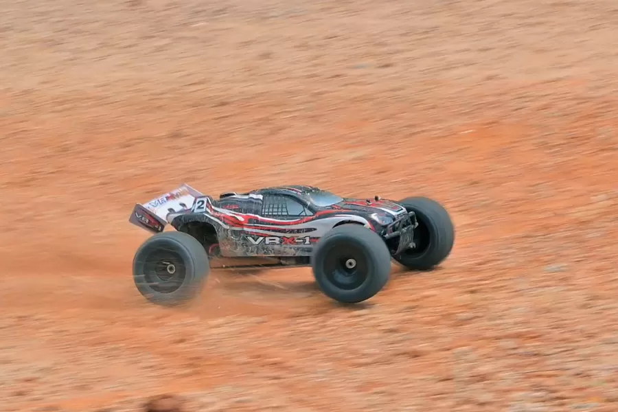 8 Escala 4WD todoterreno eléctrico RC Truggy 2,4G sin escobillas de alta velocidad RTR # RH811