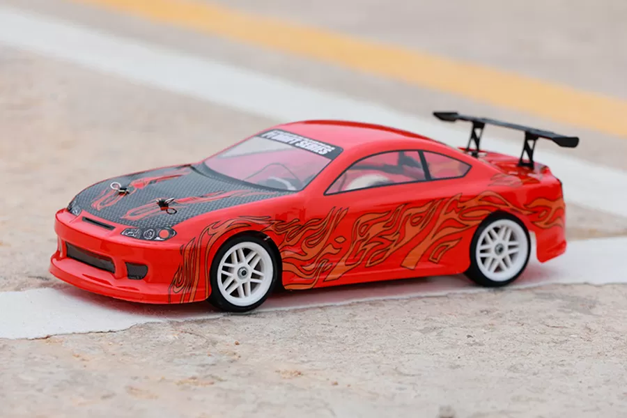 10 Escala 4x4 On-road Eléctrico RC Turismo 2,4G Escobillas Alta Velocidad RTR #RH1025