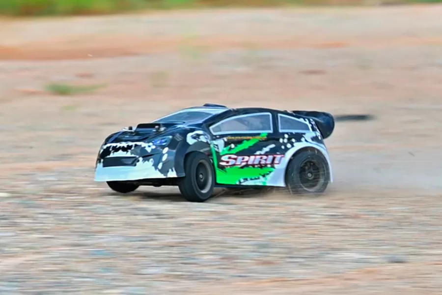 16 Escala 4WD todoterreno eléctrico RC Rally 2,4G sin escobillas de alta velocidad RTR # RH1612