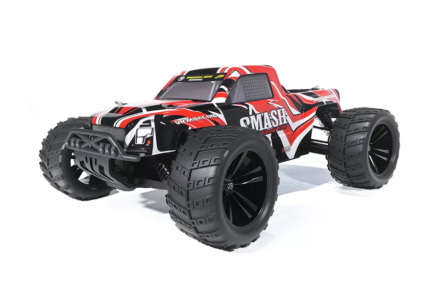 Camión RC eléctrico todoterreno 4WD SMASH, escala 1/10, 2,4G, sin escobillas, de alta velocidad RTR # RH1066