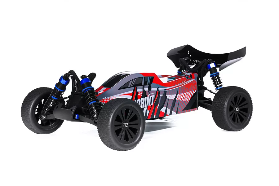 SPRINT 1/10 Báscula 4WD todoterreno eléctrico RC Buggy 2,4G cepillado de alta velocidad RTR # RH1067